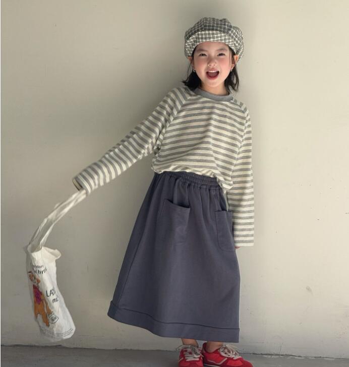 2025秋新作BOBO★子供服　スカート★90cm〜150cm