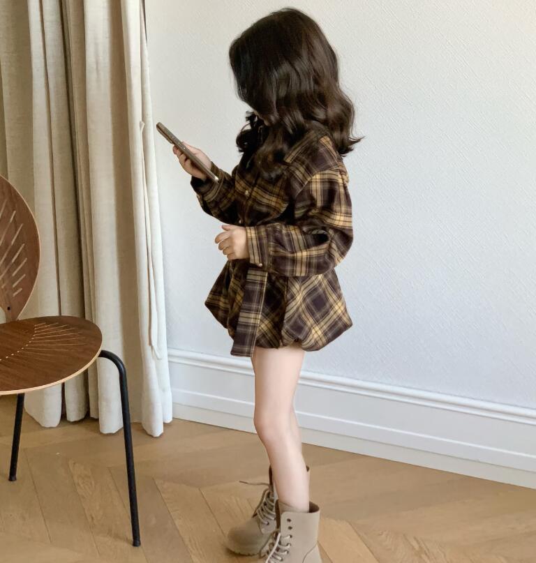2025秋新品★子供服　シャツ+ズボン　セットアップ★90cm〜140cm