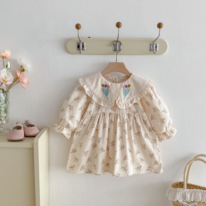 2025秋新品★子供服　ワンピース★80cm〜130cm