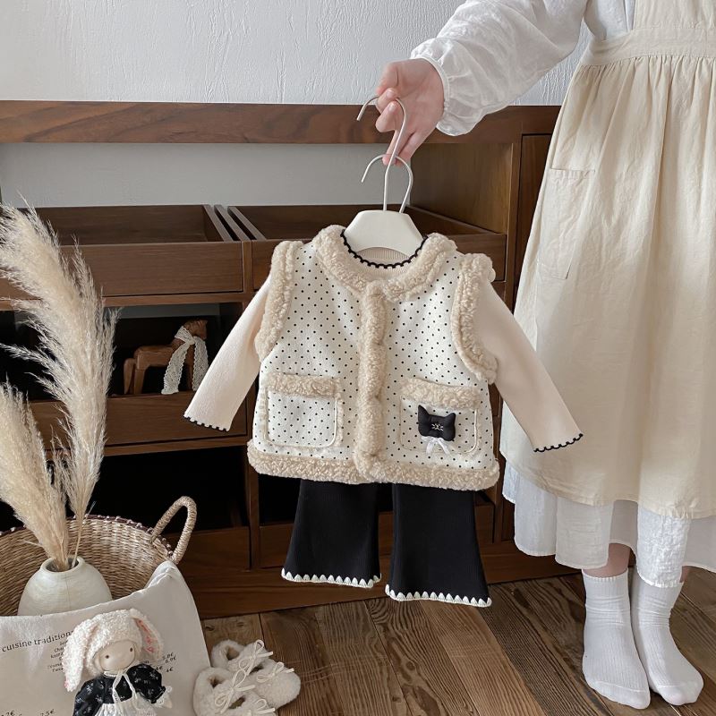2025冬新品DX★子供服 　ベストコート&インナー&ズボン分けて★73CM〜100cm