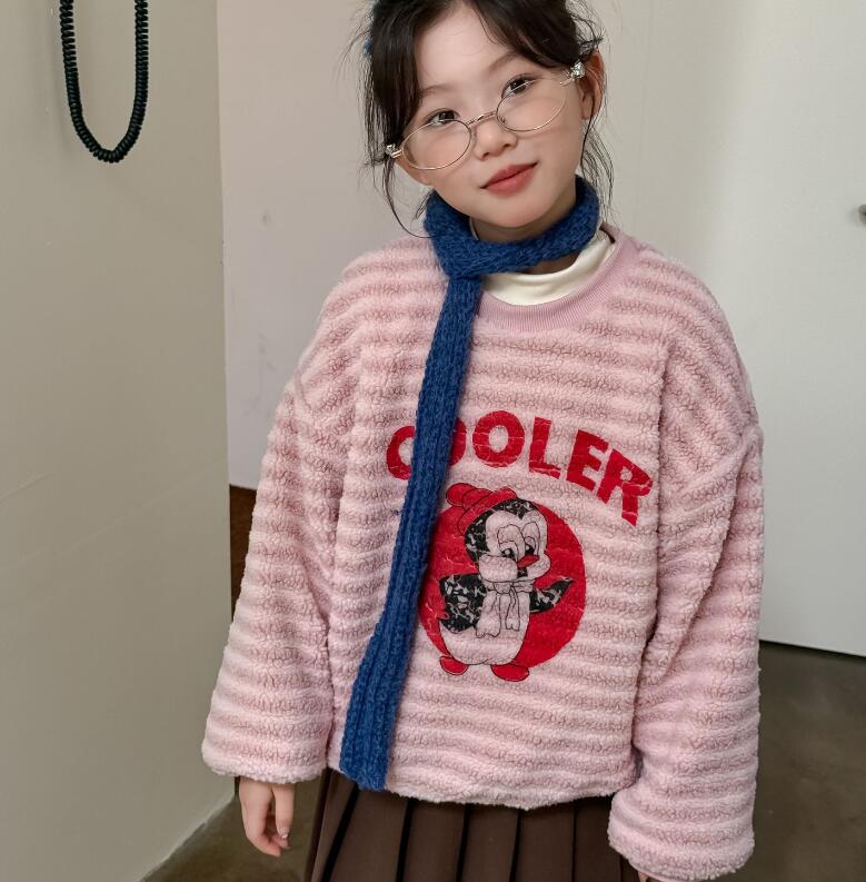 2025秋冬新品★子供服　ふわふわトレーナー★100cm〜160cm