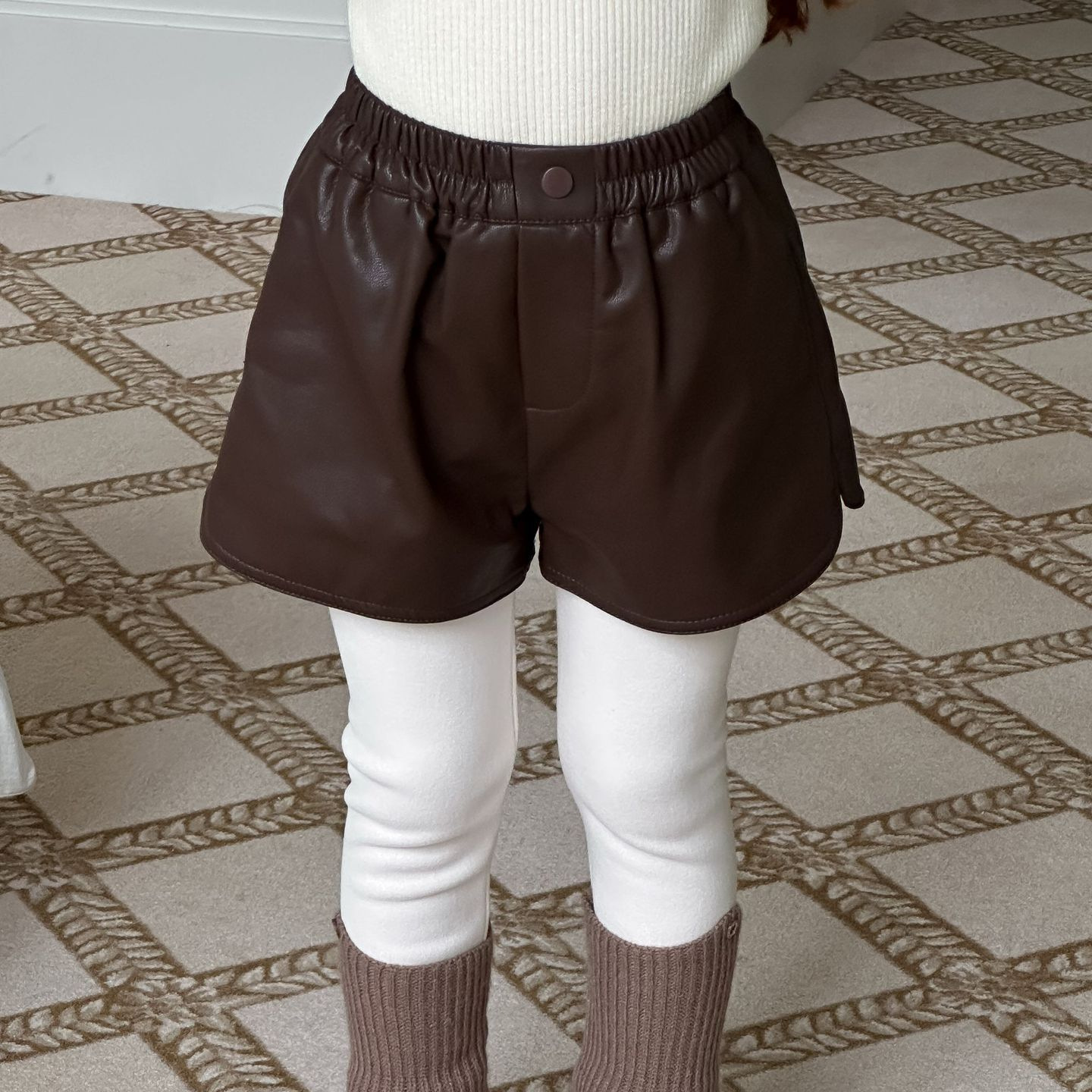 2025秋冬新品LMM★子供服　厚手ズボン★90cm〜150cm 2色