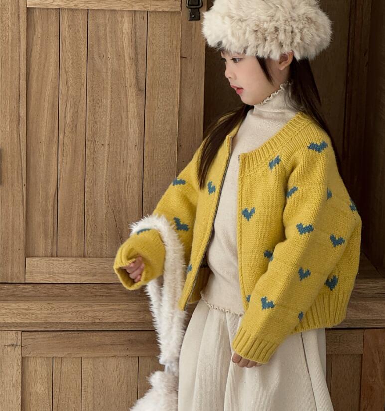 2025冬新品Y★子供服 　カーディガン★90cm〜150cm
