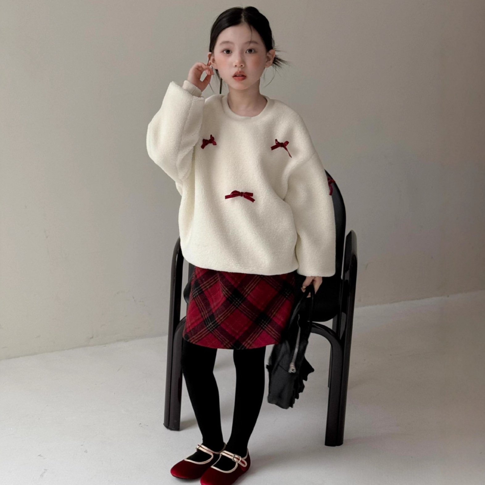 2025冬新品★子供服　トレーナー&スカート分けて★100cm〜160cm