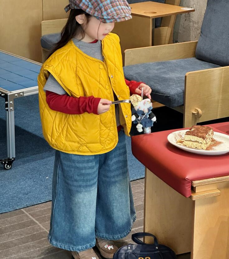 2025冬新品★子供服　ベストコート&ズボン★90cm〜150cm