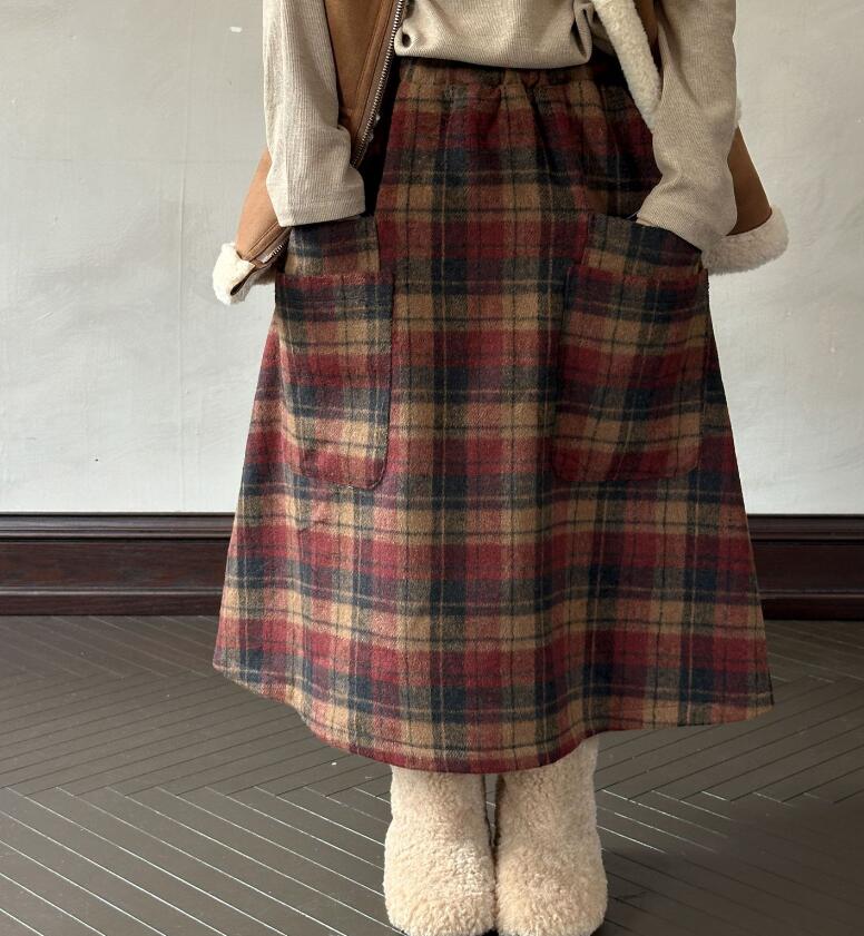 2025冬新品★子供服　スカート★110cm〜160cm