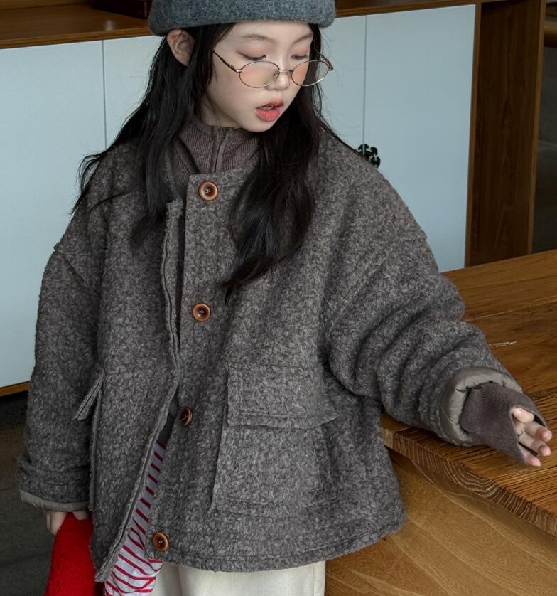 2025冬新品★子供服 　コート★100cm〜160cm 3色