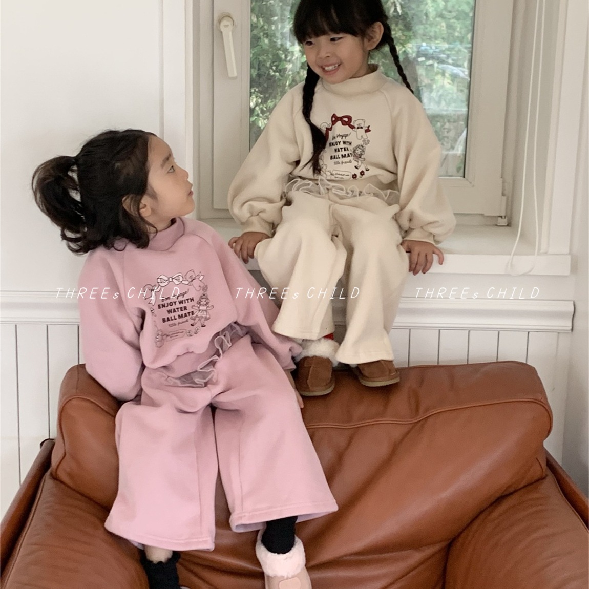 2025冬新品LLZ★子供服　セットアップ★73CM〜120cm 2色