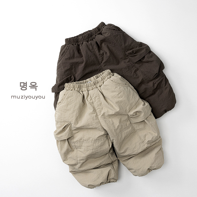 2025冬新入荷muji★子供服　ズボン★80cm〜130cm 2色