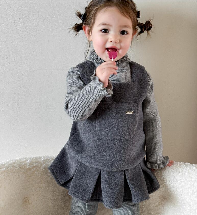 2025冬新品★ベビー服　ワンピース&セーター分けて★73CM〜120cm