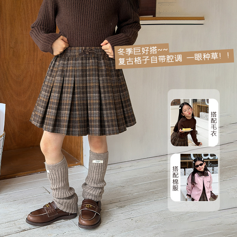 2025冬新作A★子供服　スカート★90cm〜170cm