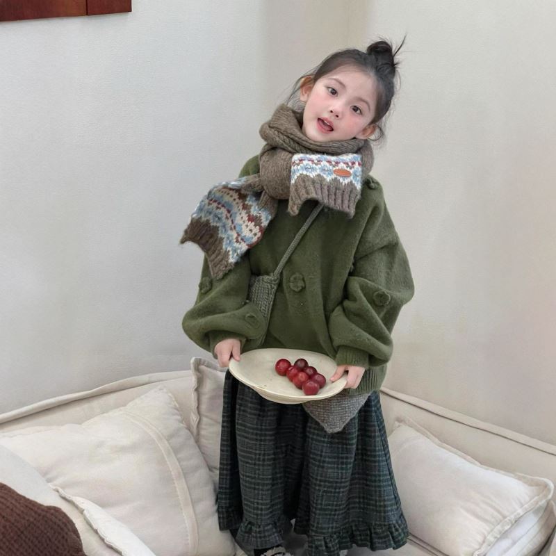 2025冬新品JS★子供服 　セーター&スカート分けて★90cm〜140cm