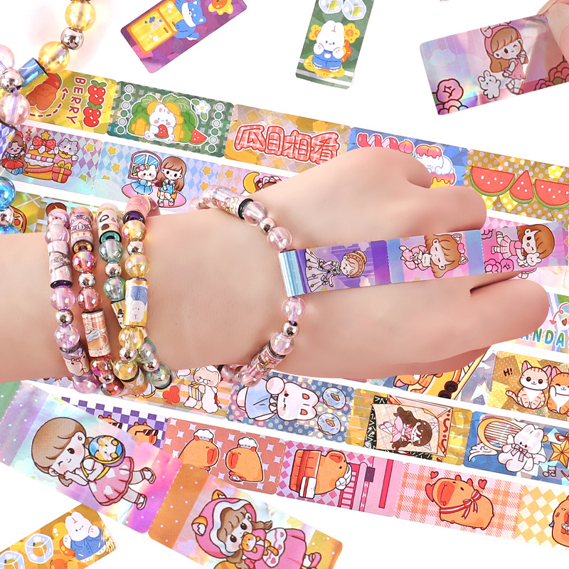 子供お褒めブレスレッド★防水ステッカー ブレスレッド★