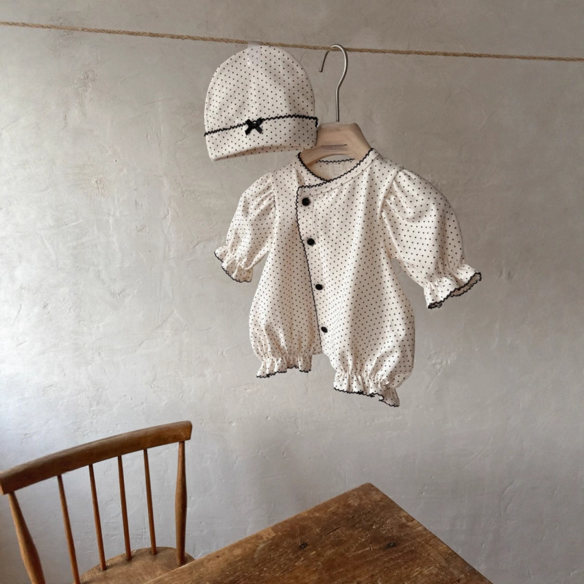2026新入荷★ベビー服　ロンパース+帽子★66cm〜90cm