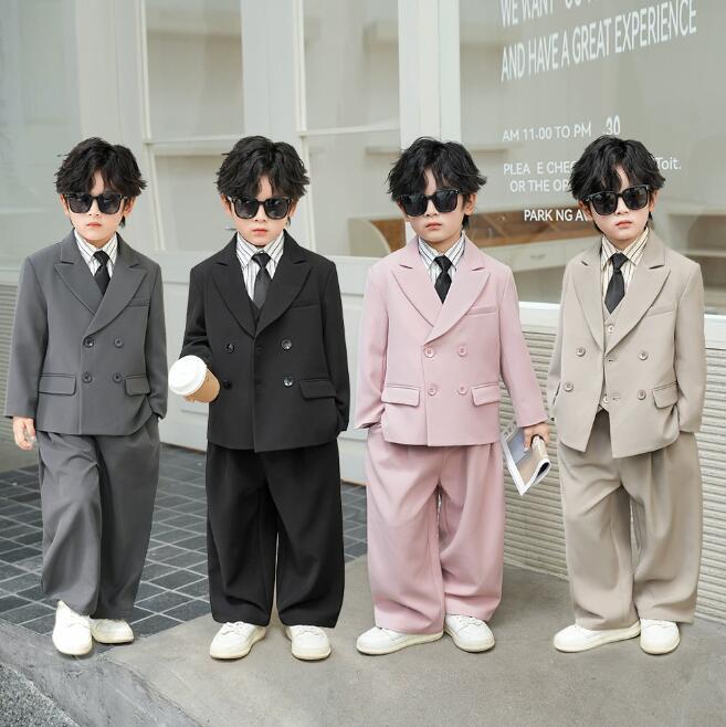 2026新品★子供服★5点セット　スーツ★90-160cm★4色