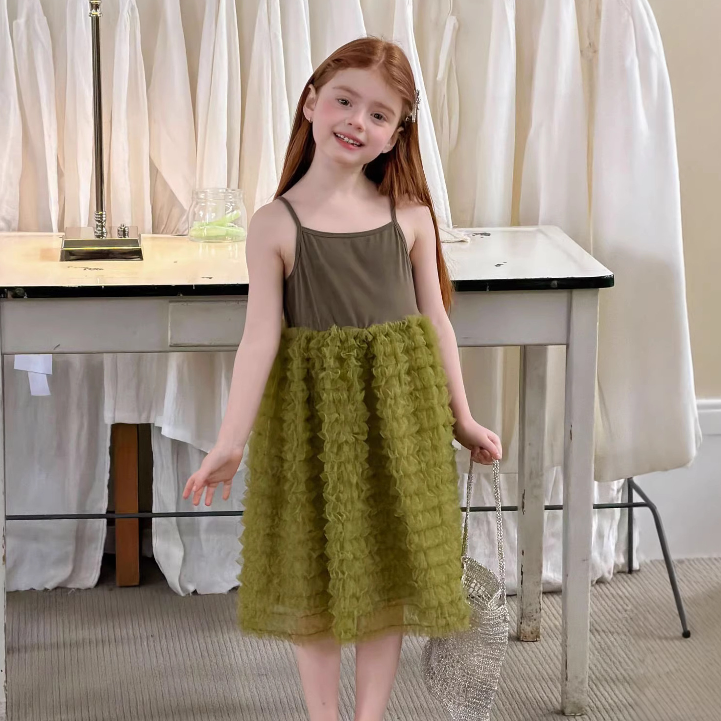 2026新品HLL★子供服　ワンピース★90cm〜140cm