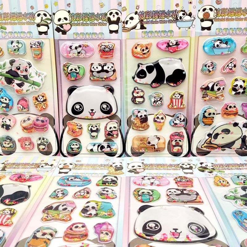 DIY手作り ステッカー★粘着シール★3D★手帳素材