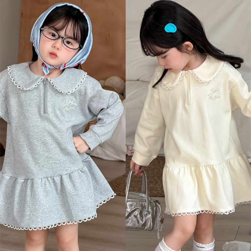 2026新品XF★子供服　ワンピース★80cm〜130cm 2色