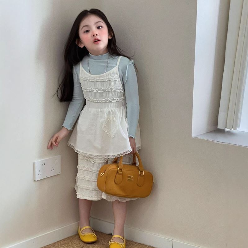2026新作BS★子供服　トップス+ワンピース&ヘムカバー分けて★90cm〜150cm