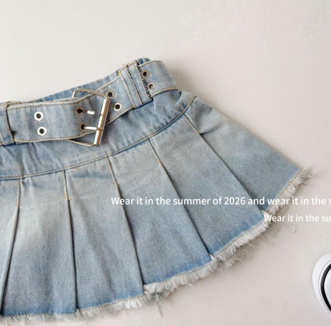 「2026」子供服★デニム★スカート★韓国風子供服★90cm〜150cm