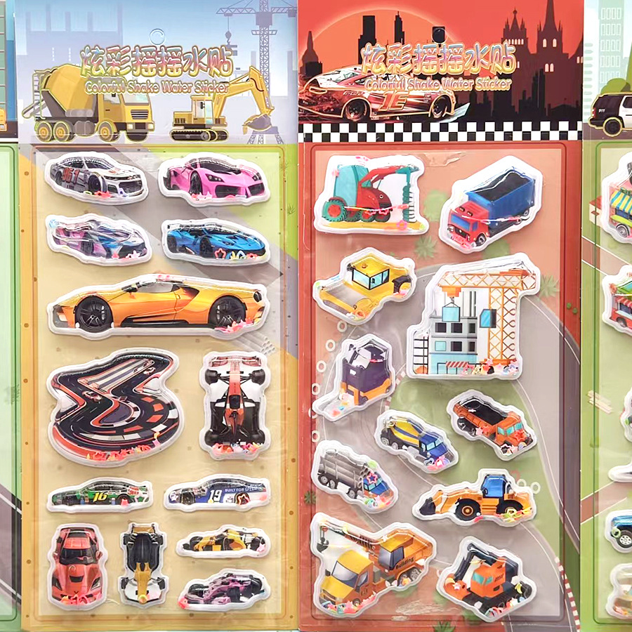 DIY手作り ステッカー★粘着シール★3D★手帳素材