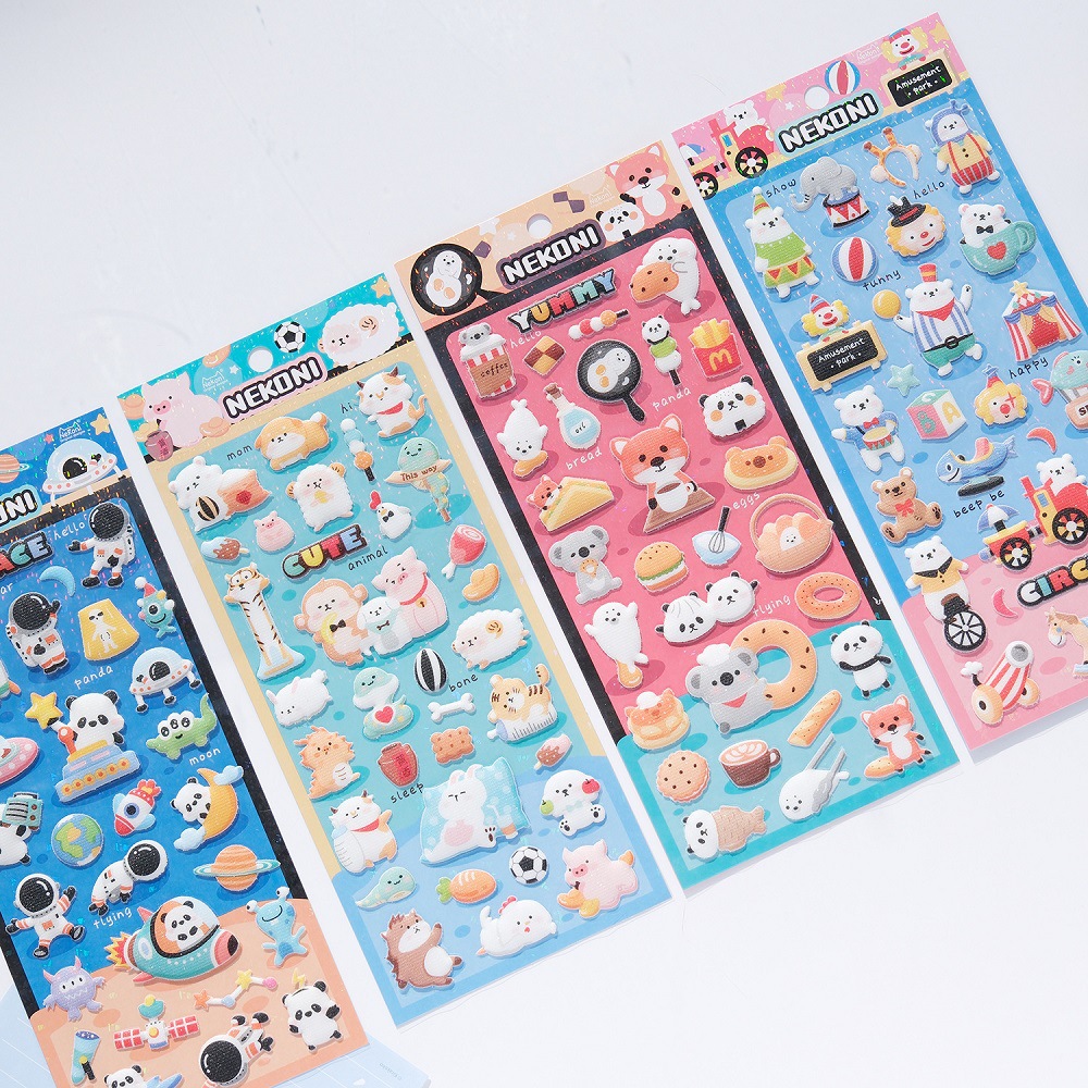 子供お褒めシール★立体★防水ステッカー ★DIY デコレーション用
