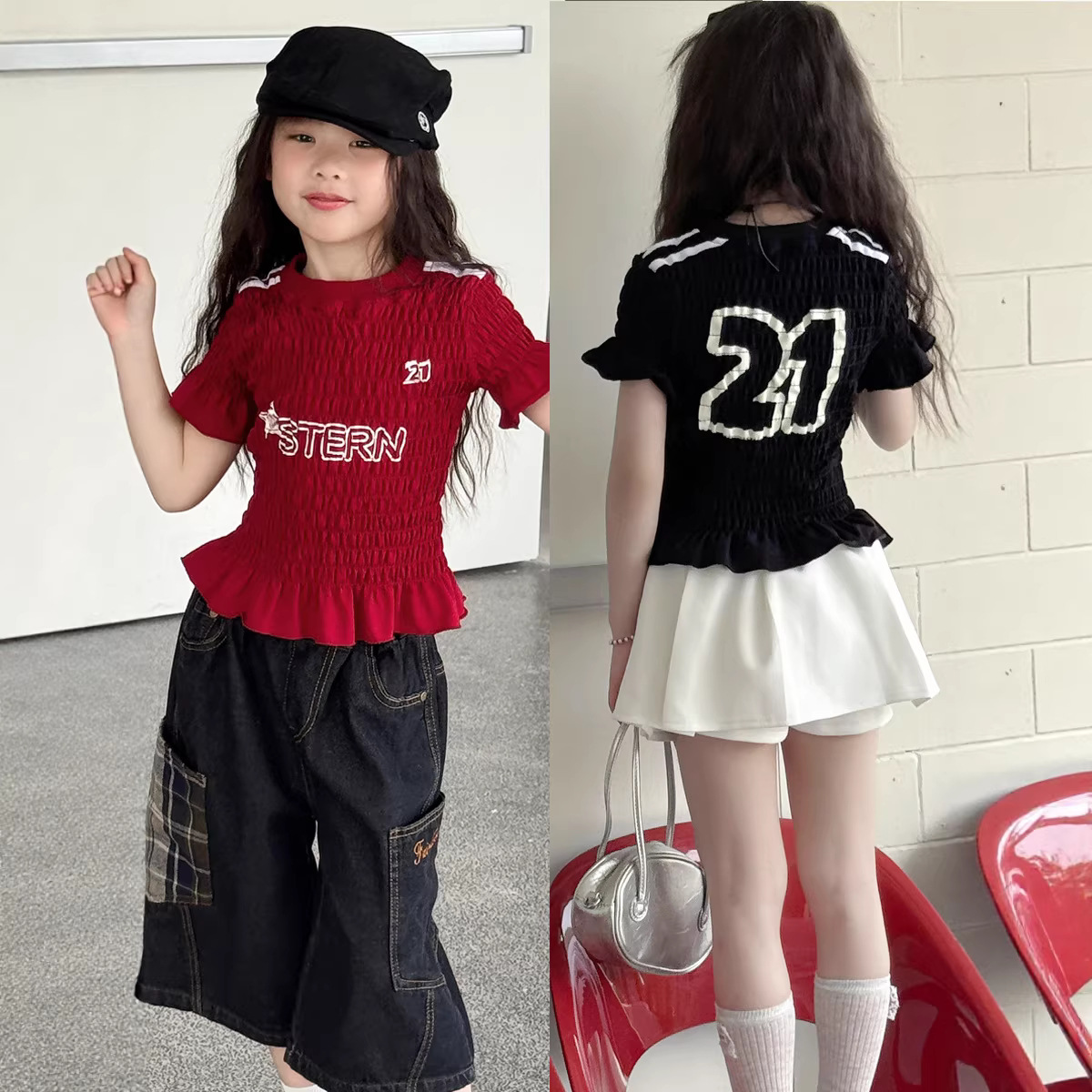 2026新作YY★子供服　トップス★100cm〜150cm 2色