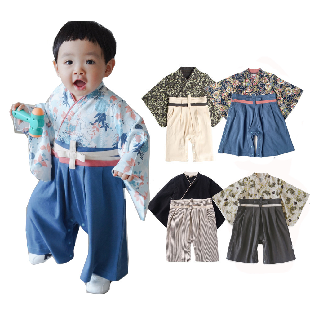新入荷★子供服　浴衣　甚平　ロンパース★70〜90cm