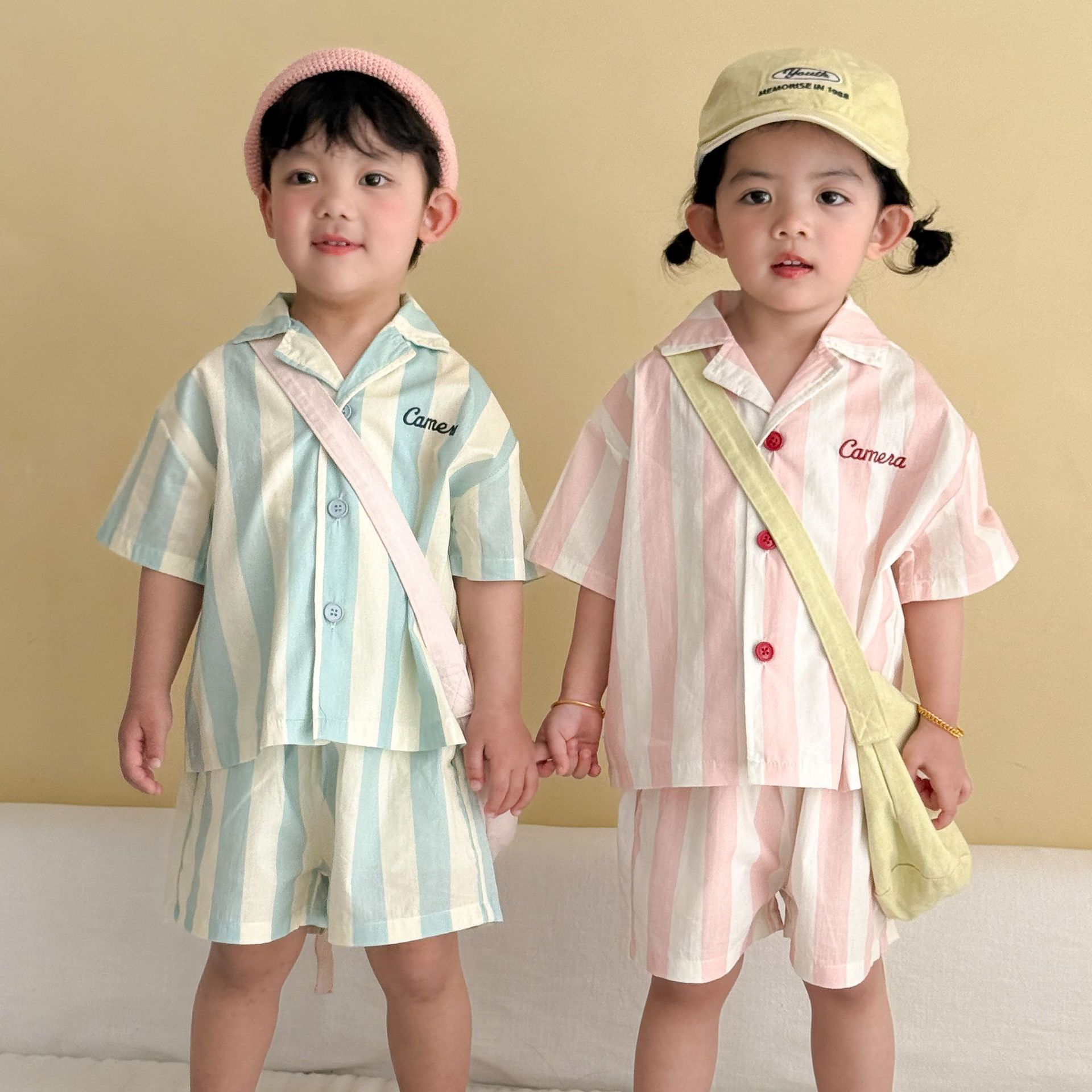 2026★夏新作★韓国風ベビー服★トップス+ズボン★80cm〜150cm 2色