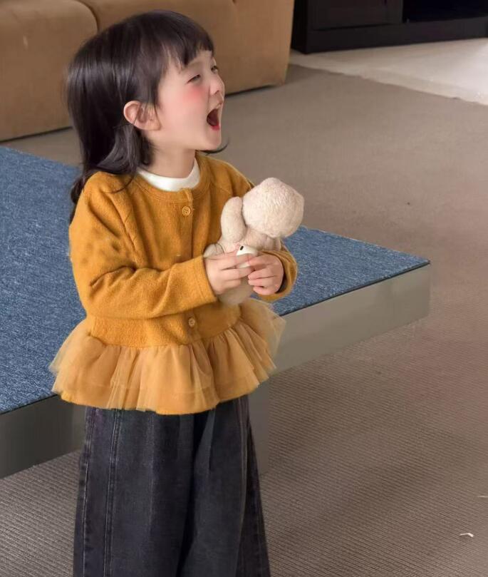 2026秋新作SX★子供服 　カーディガン&ズボン★80cm〜130cm 2色