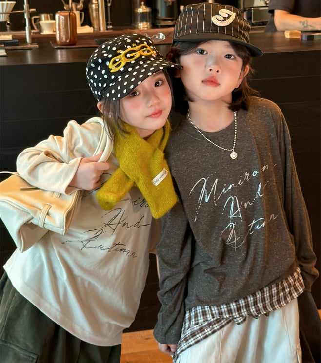 2026秋新作MXW★子供服　トップス★90cm〜160cm 2色