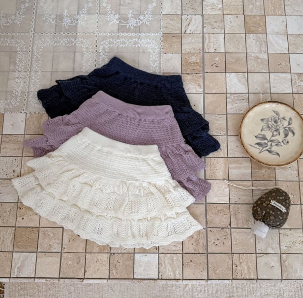 2026秋新品Cu★子供服　ニット　スカート★73CM〜110cm 3色