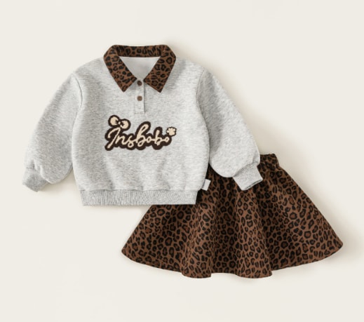 2026秋新品★子供服　セットアップ★80〜140 2色