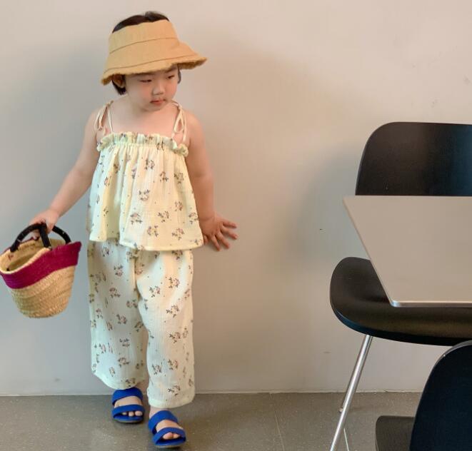 2022夏新品★子供服　トップス+ズボン　セットアップ★90-130cm★