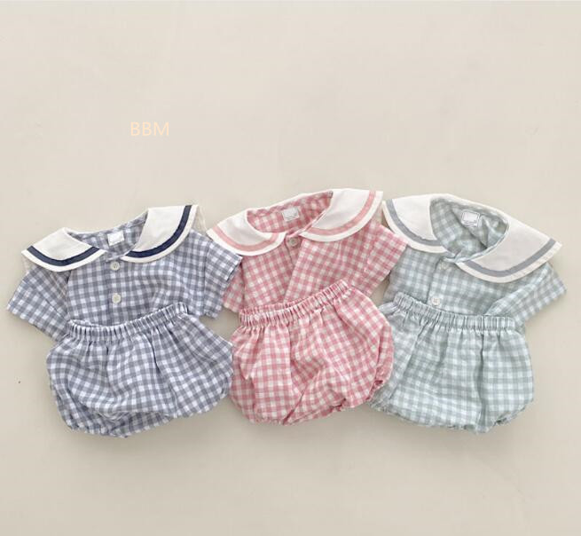 2022★春夏新作★韓国風ベビー服★トップス+ズボン2セット★可愛い★半袖★3色73-100CM