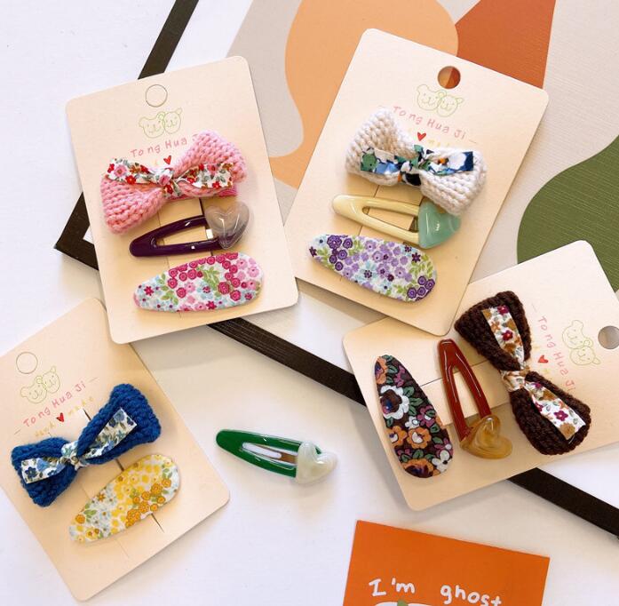 子供用★ヘアピン★ヘアゴム★髪飾り★まとめ髪用★ヘアアクセサリー★3枚入り★多色