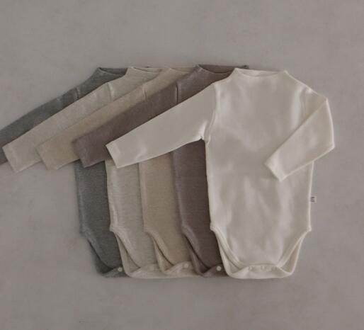 新作★子供服★ロンパース★無地★連体服★韓国風子供服★ベビー★5色★66-100CM