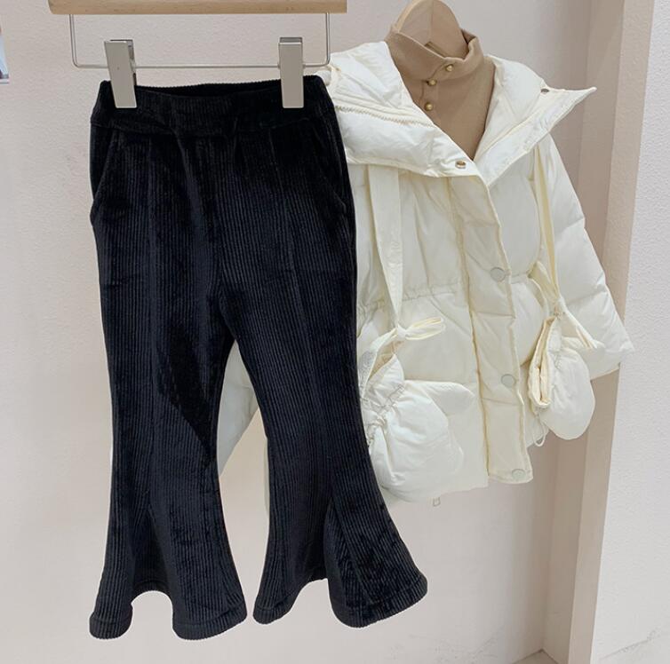 秋冬新品★子供服　裏起毛付き　ズボン★90-140cm★