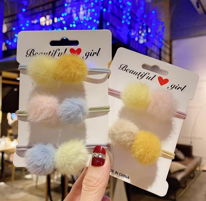 ヘアゴム★髪飾り★まとめ髪用★ヘアアクセサリー★ふわふわ★韓国風★多色