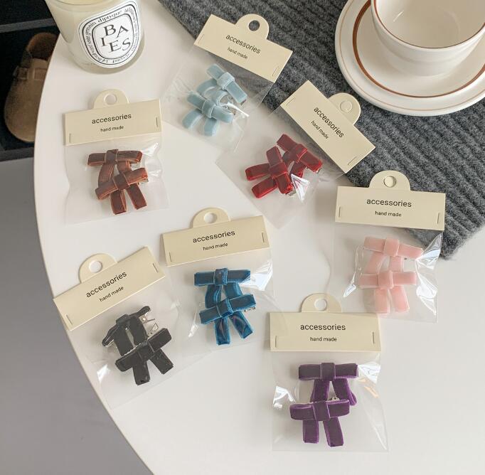 髪飾り★まとめ髪用★ヘアアクセサリー★韓国風★ヘアピン★無地★2枚入り★多色