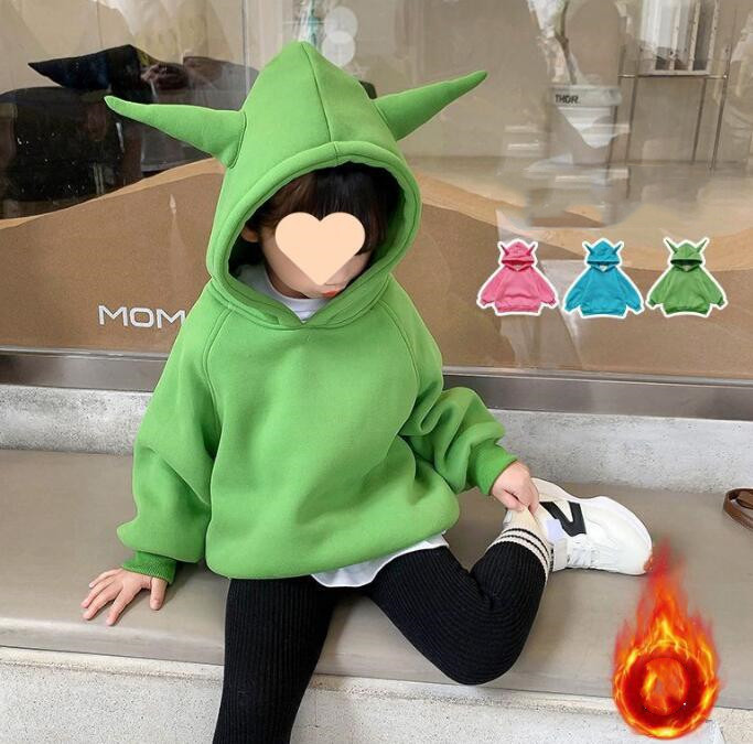 新作★子供服★トップス★パーカー★男女兼用★カジュアル★無地★3色★90-140CM