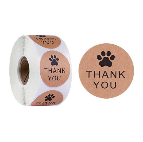 包装資材★手作り工芸品★プレゼントの装飾など★粘着シール★1巻き=500P