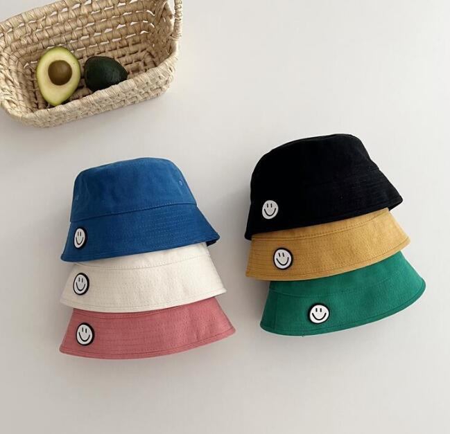 子供用★帽子★バケットハット★キッズ★男女兼用★笑顔★日焼け防止★6色
