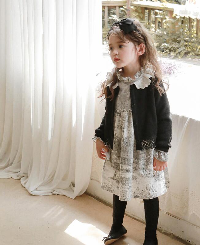 2023年★子供服　ワンピース★90-150cm★2色