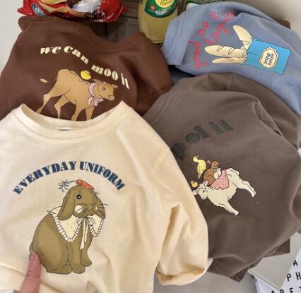 春新作★キッズ用アパレル★トップス★Tシャツ★長袖★90-140