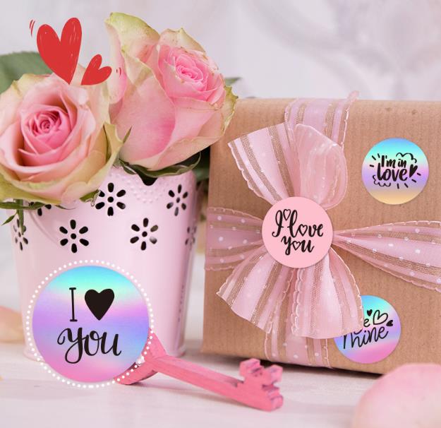 包装資材★手作り工芸品★プレゼントの装飾など★粘着シール★1巻き=500P