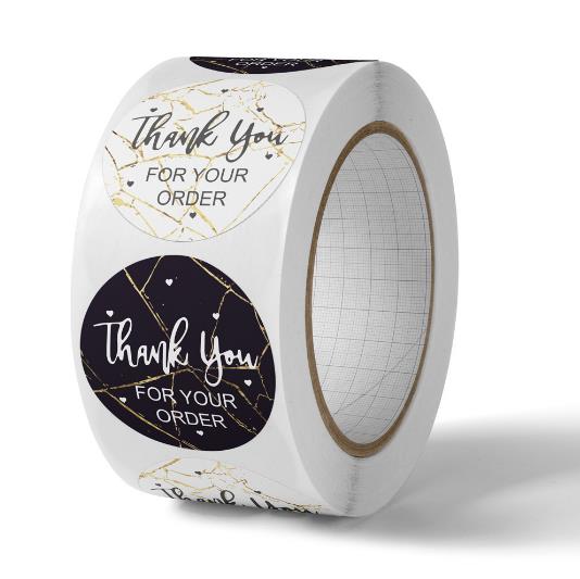 包装資材★手作り工芸品★プレゼントの装飾など★粘着シール★1巻き=500P