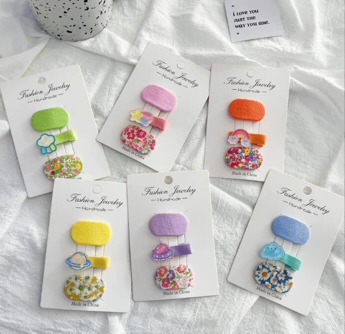 子供用★キッズ★髪飾り★まとめ髪用★ヘアアクセサリー★ヘアピン★3枚入り★多色