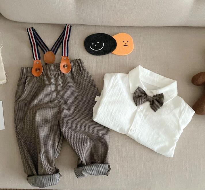 2023年★子供服　トップス+サロペット　セット★80-120cm★