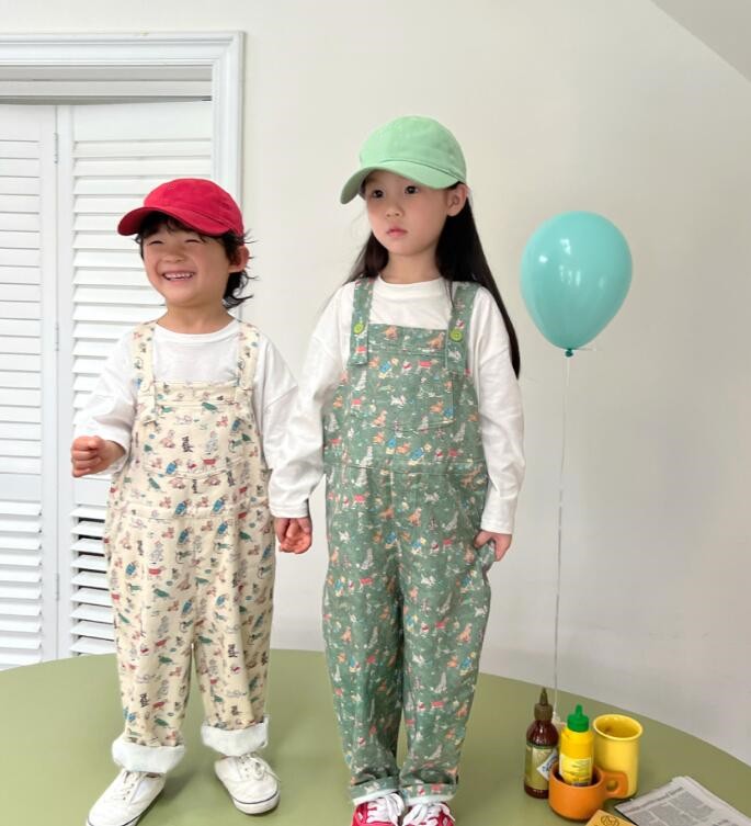 2023★春新作★韓国風子供服★サロペット★オーバーオール★2色90-140CM